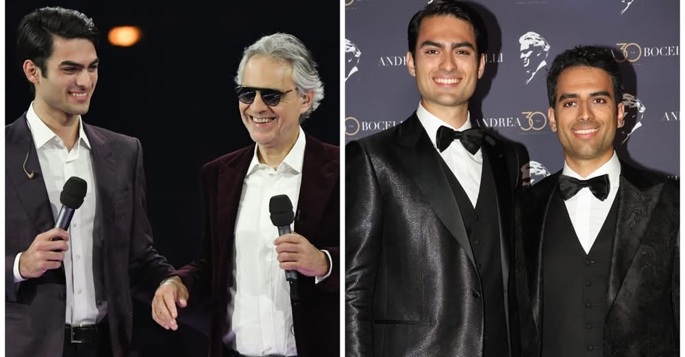 Chi sono Amos, Matteo e Virginia, i figli di Andrea Bocelli