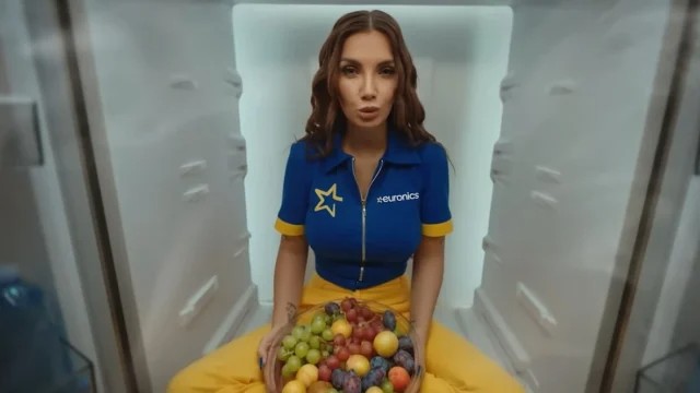 Euronics pubblicità Elettra Lamborghini