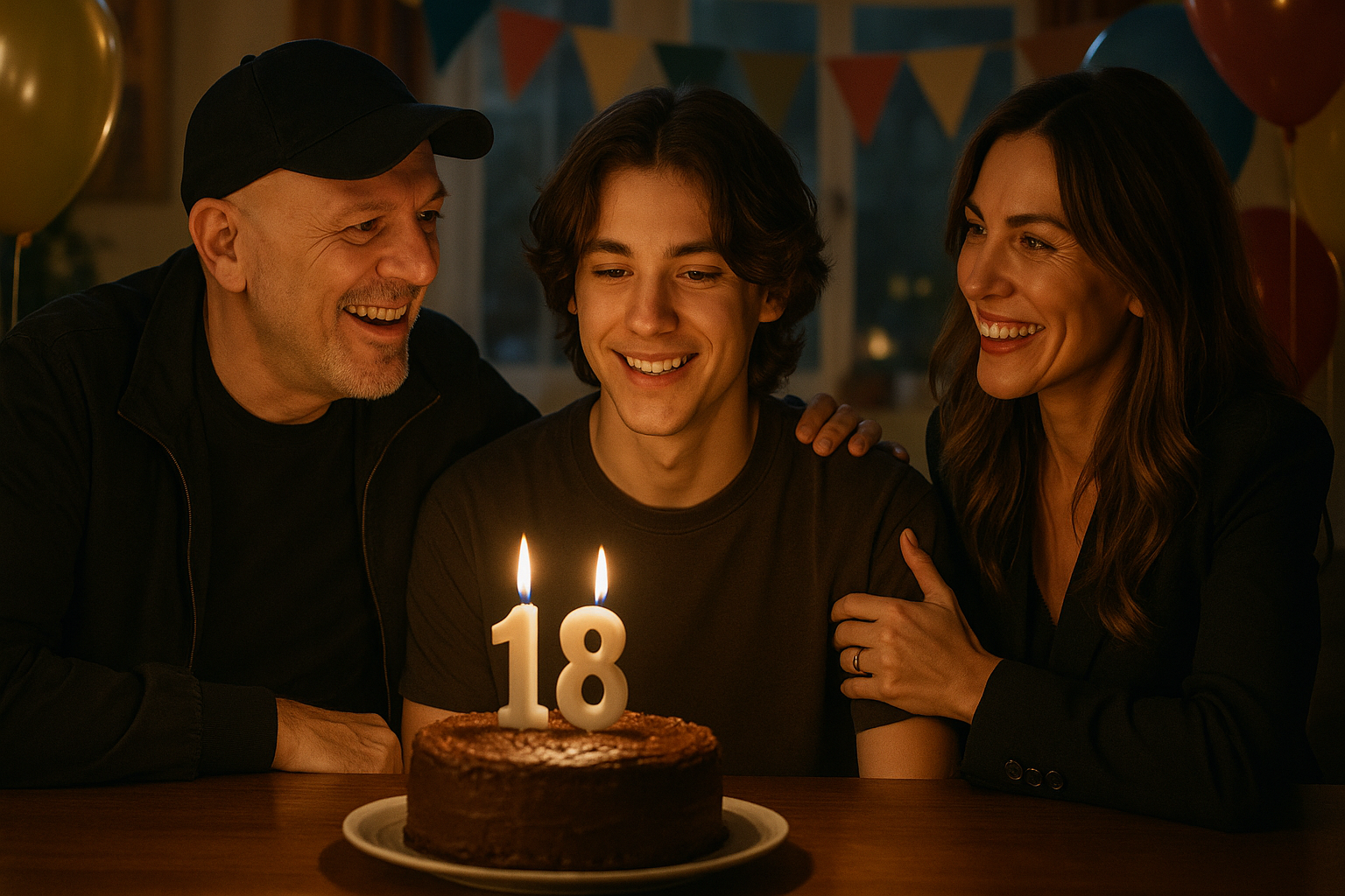 Max Pezzali celebra i 18 anni del figlio Hilo insieme a Debora Pelamatti
